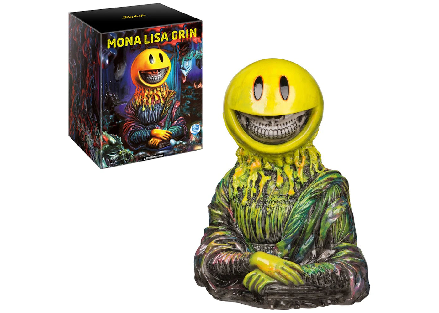 Funko x Ron English Green Mona Lisa Grin Funko Shop Exclusive (Edition of 500) Figure