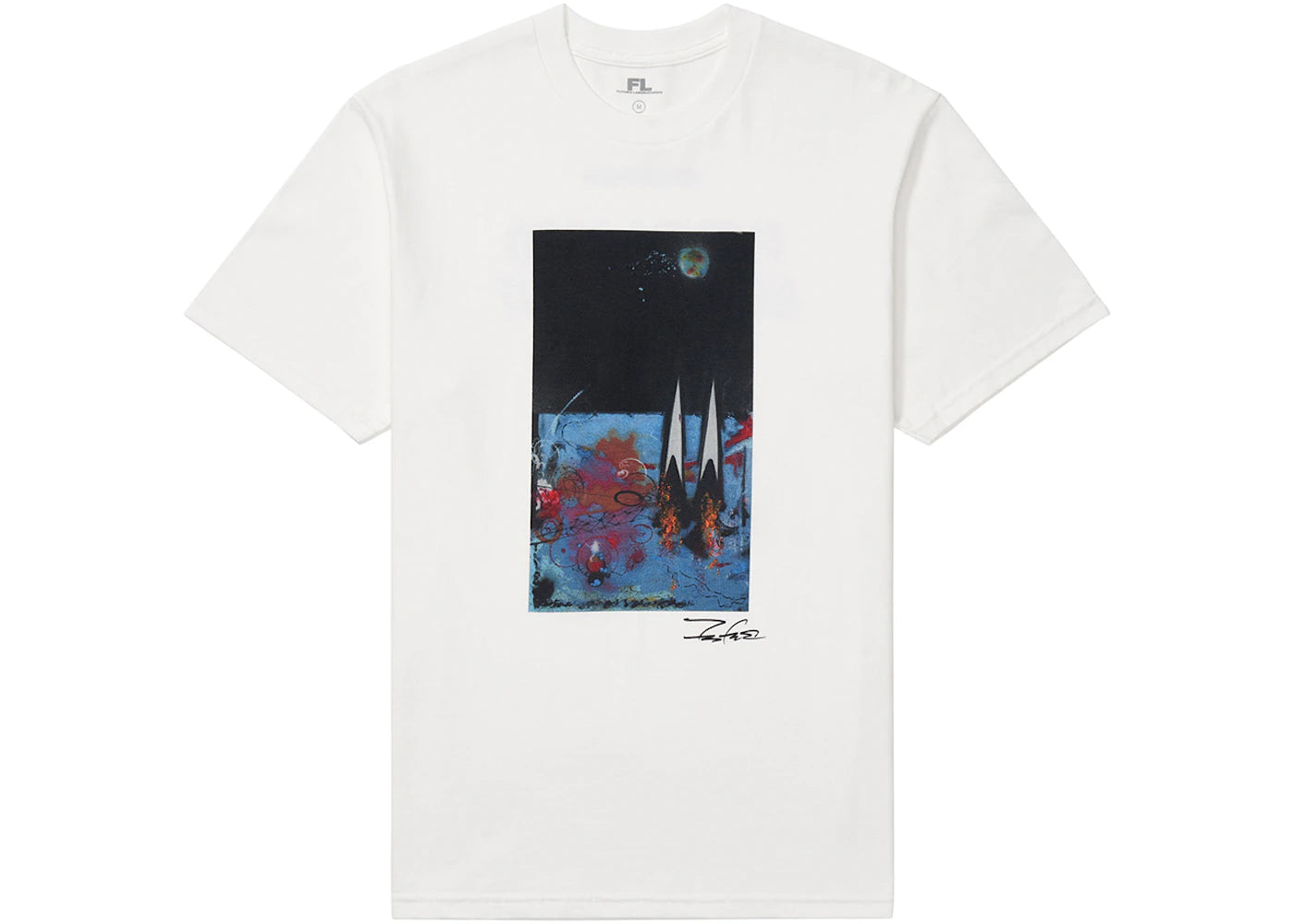 Futura Bronx Museum x Blue City T-Shirt White