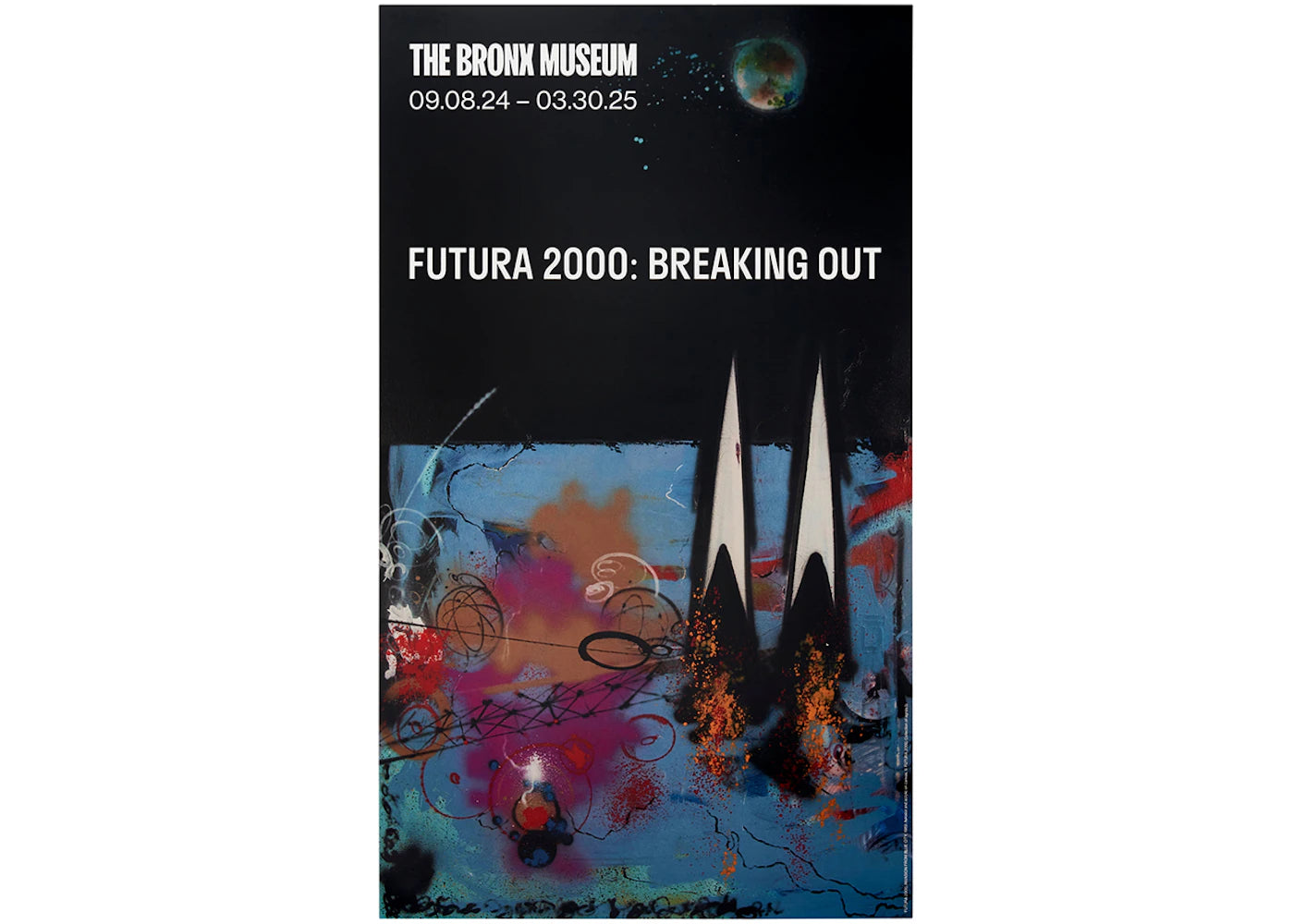 Futura Bronx Museum x Exhibition Poster Multicolor