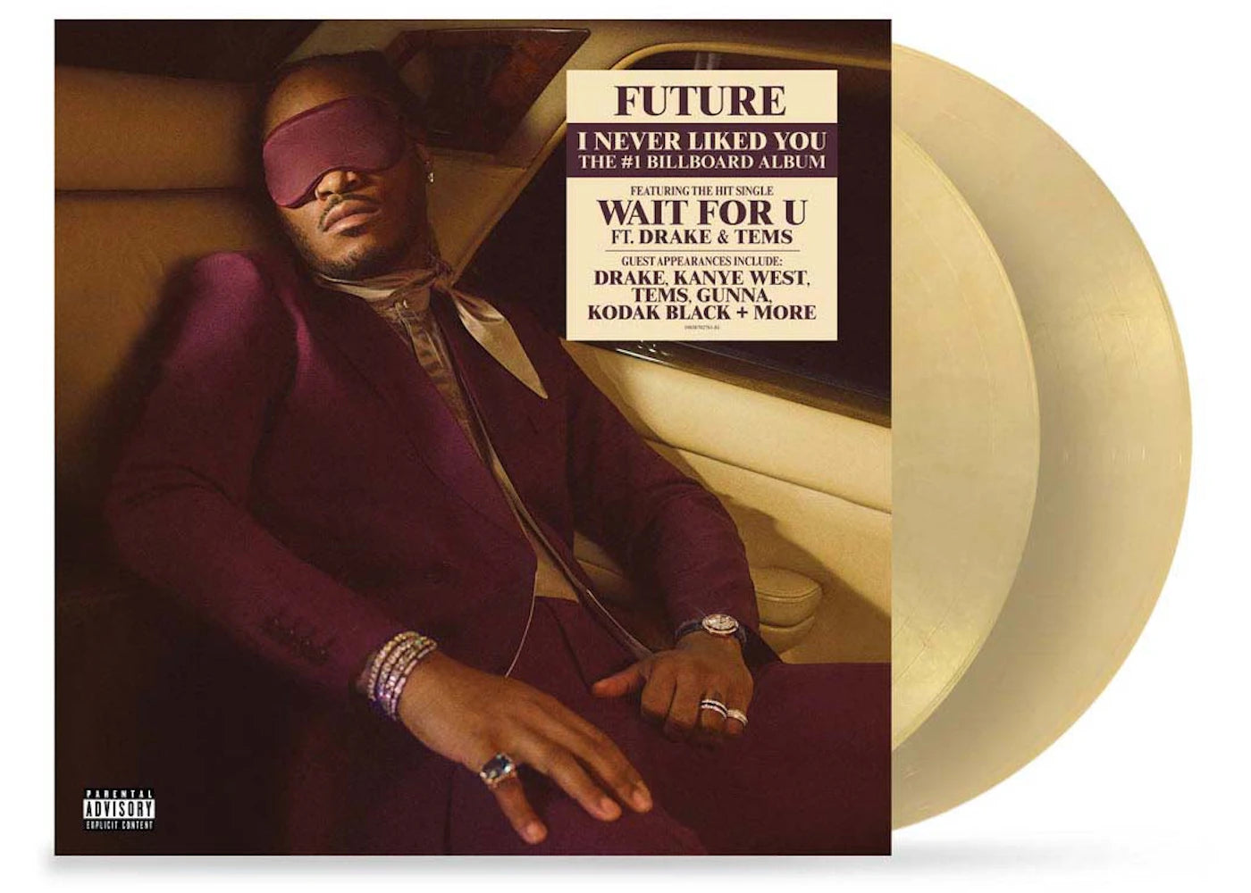 Future I Never Liked You Limited Edition 2XLP Vinyl Buttercream