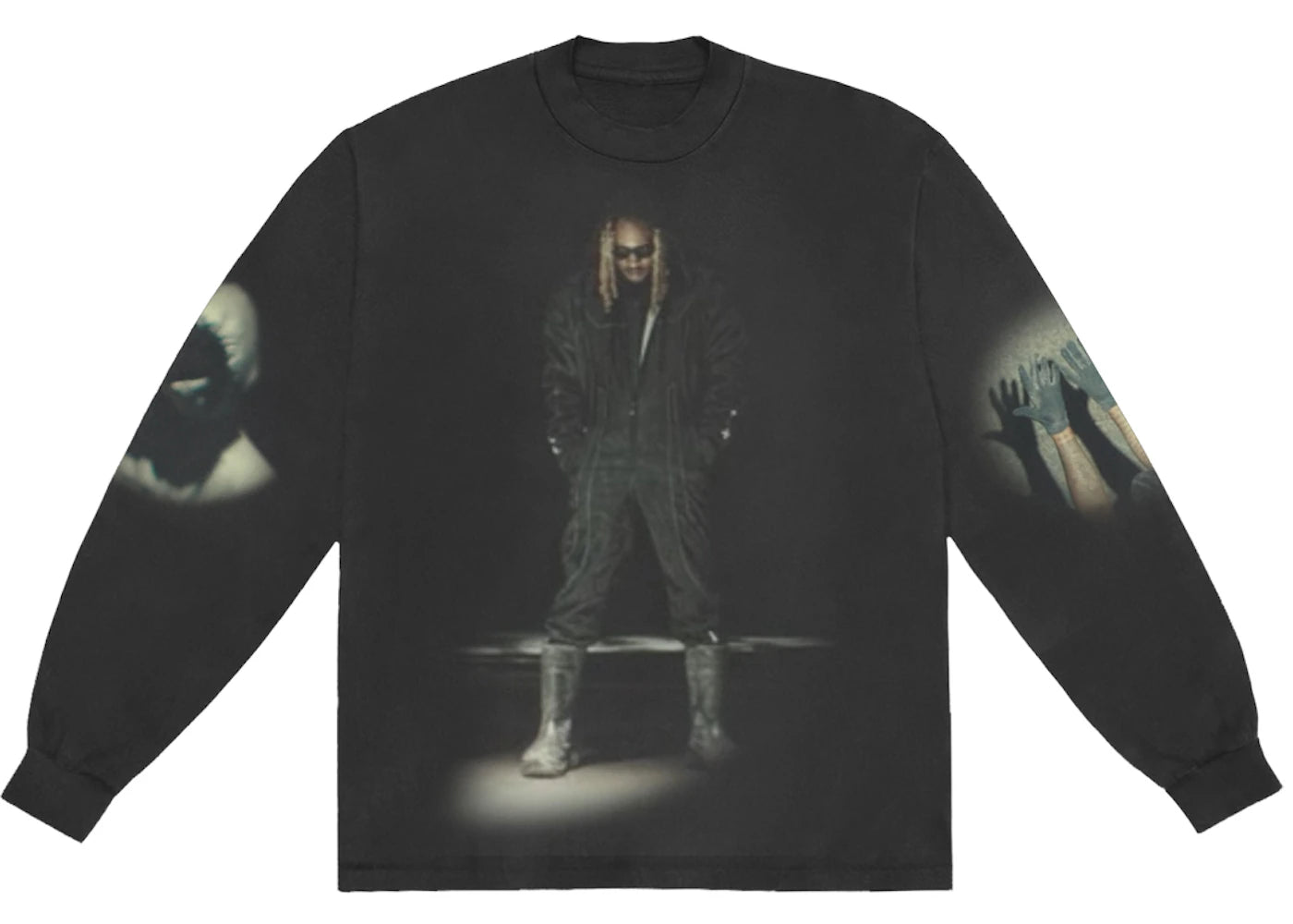 Future Keep it Burnin Designed by DONDA L/S T-shirt Vintage Black