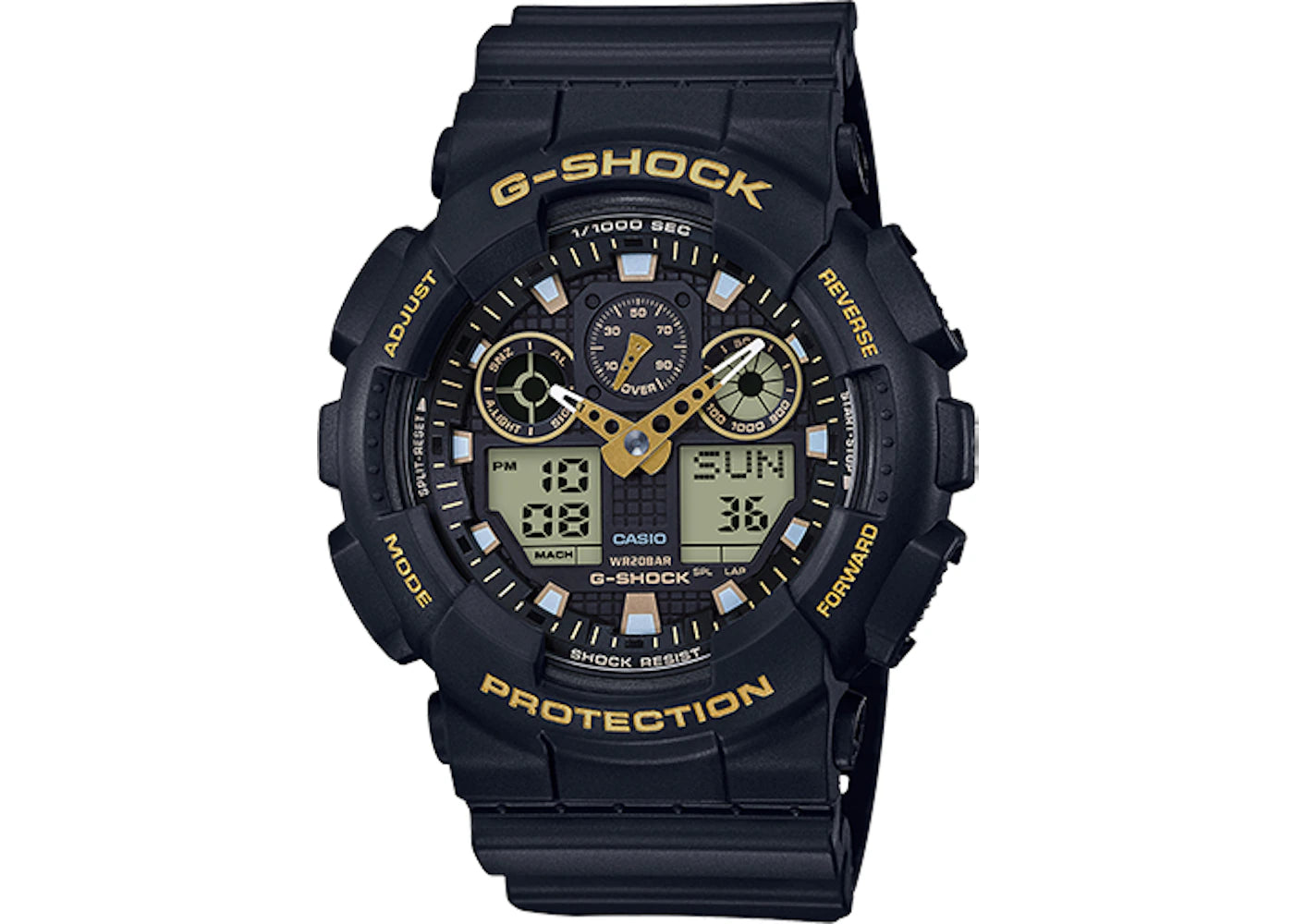 Casio G-Shock Analog-Digital GA100GBX-1A9
