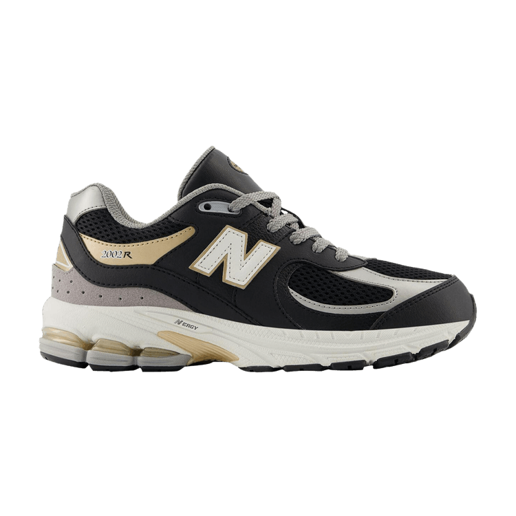 New Balance 2002R Black Sea Salt Gold Metallic (GS)