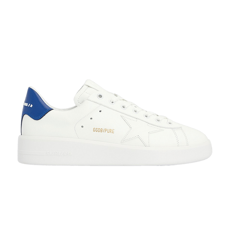 Golden Goose Purestar Leather White Bluette