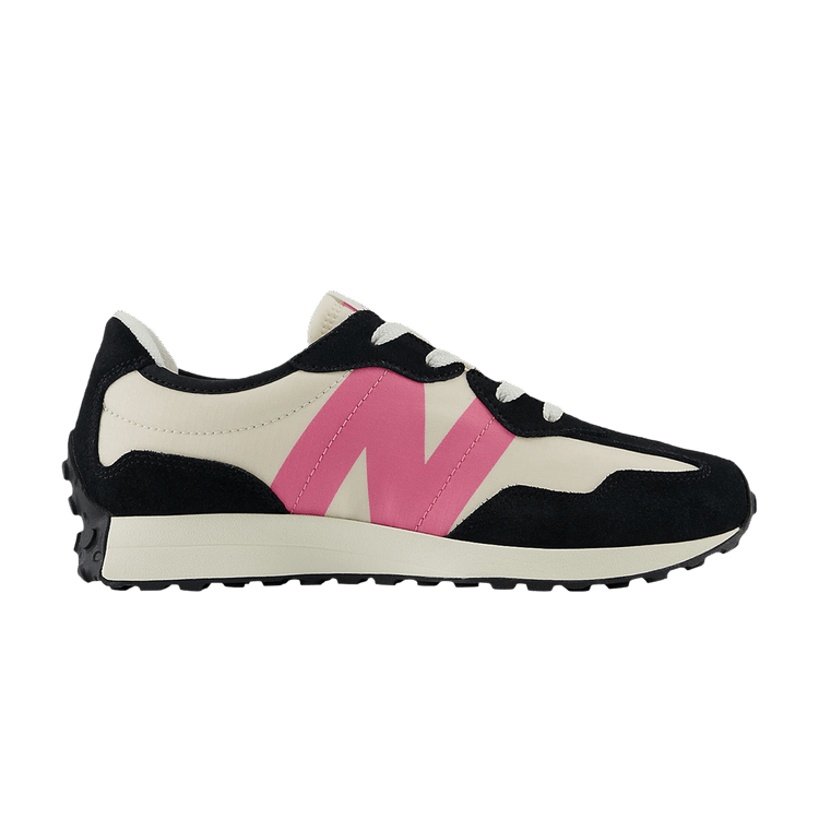 New Balance 327 Black Real Pink (GS)