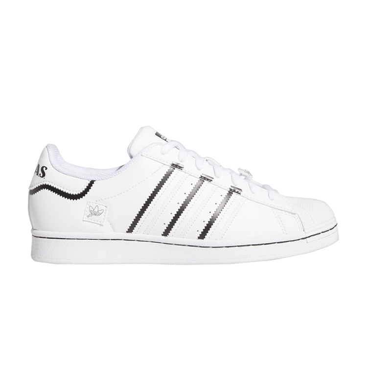 adidas Superstar Thin Stripes White Black