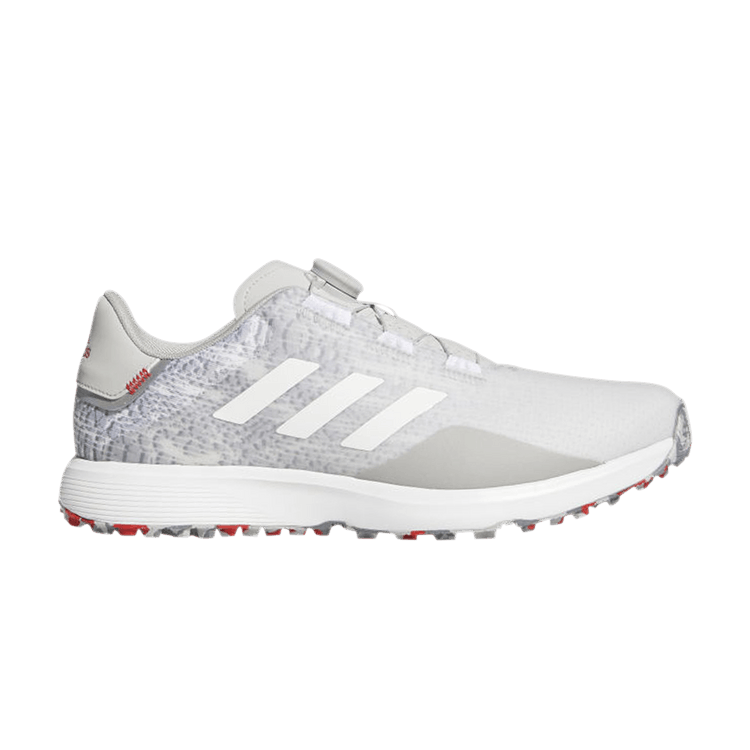 adidas S2G BOA Spikeless Golf Grey Cloud White Grey Three