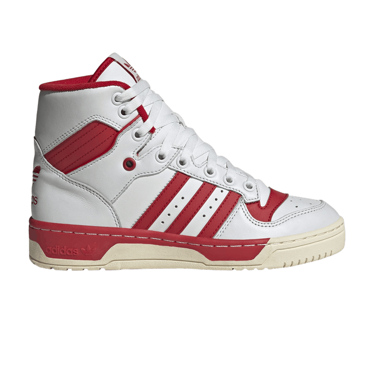 adidas Rivalry Hi Crystal White Scarlet Red (Women's)