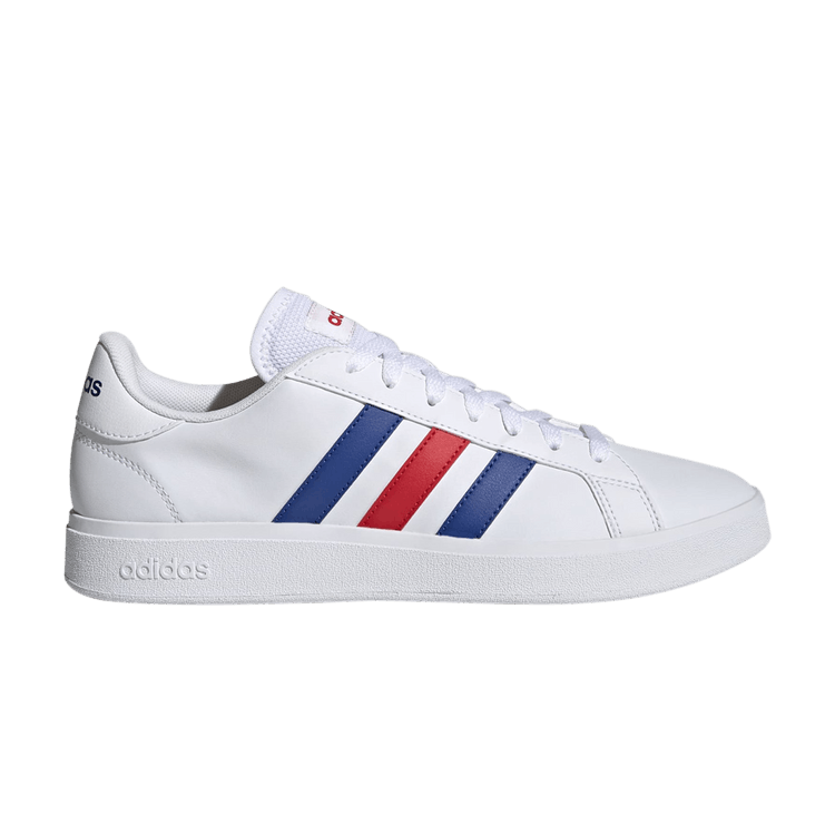 adidas Grand Court TD Cloud White Royal Blue Vivid Red