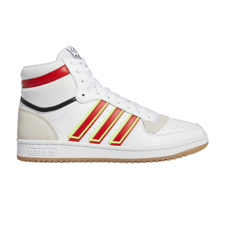adidas Top Ten RB White Red Solar Yellow Gum