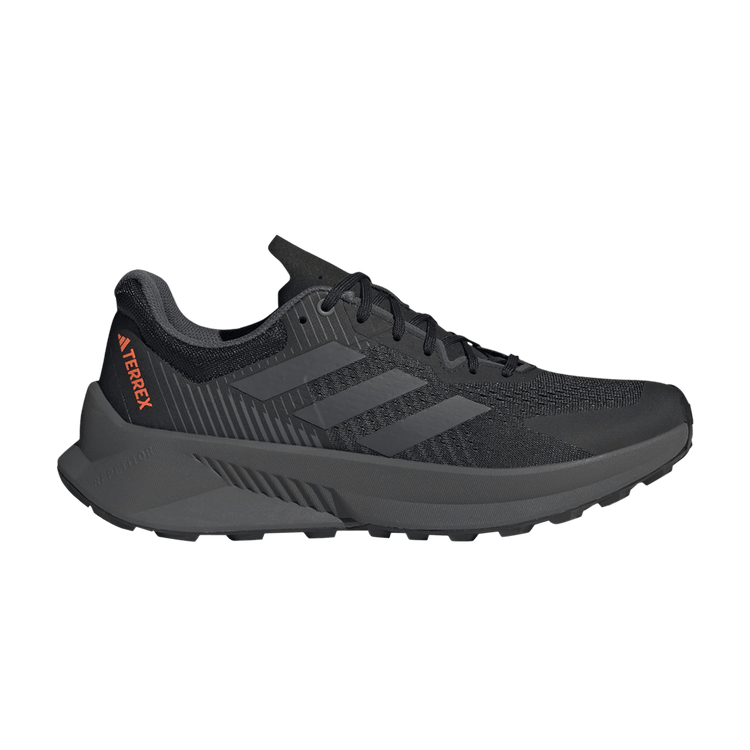 adidas Terrex Soulstride Flow Trail Core Black Grey Impact Orange