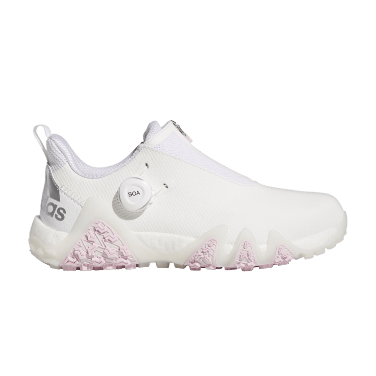 adidas Codechaos 22 Spikeless Golf Cloud White Silver Metallic Clear Pink (Women's)