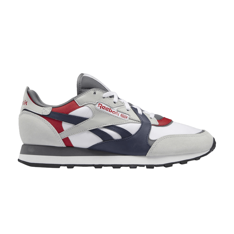 Reebok Classic Leather Grey Navy Red