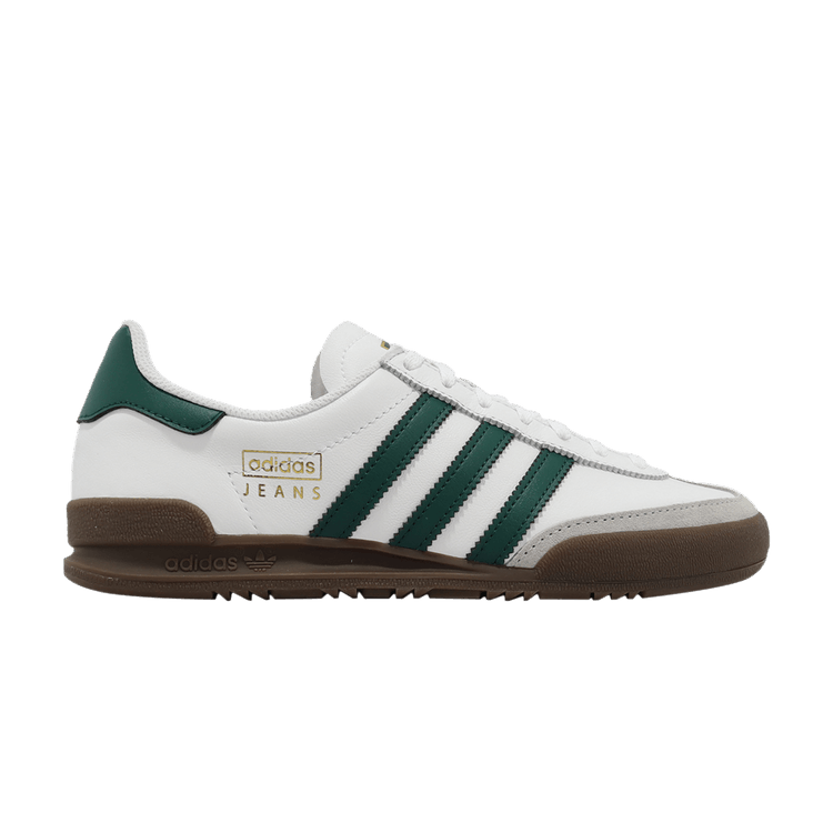 adidas Jeans White Collegiate Green Gum