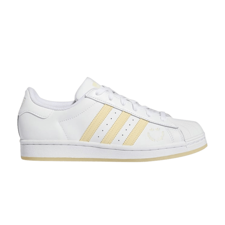adidas Superstar Cloud White Easy Yellow (Women's)