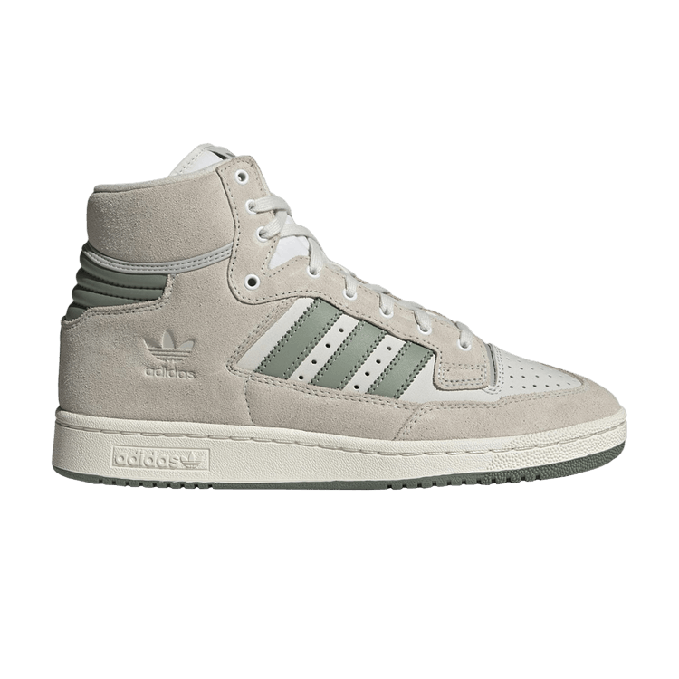 adidas Centennial 85 Hi White Silver Green