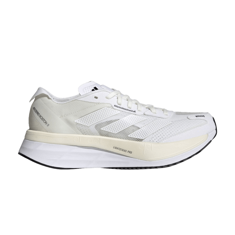 adidas Adizero Boston 11 Non Dyed Cloud White Core Black (Women's)