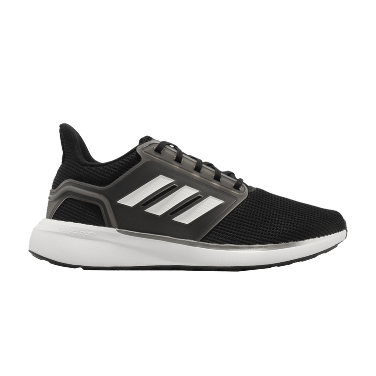 adidas EQ19 Run Core Black Cloud White Iron Metallic
