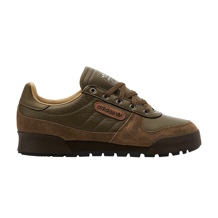 adidas Carnforth SPZL Trace Olive Golden Beige Dark Brown