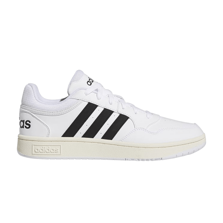 adidas Hoops 3.0 White Black