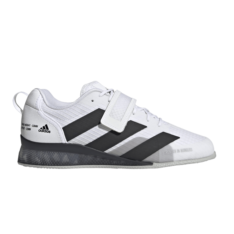 adidas Adipower 3 Cloud White Core Black Grey Two