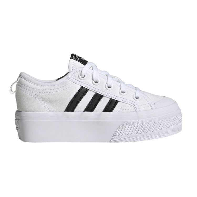 adidas Nizza Platform Cloud White Core Black (PS)