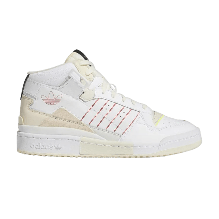 adidas Forum Exhibit Mid White Beige Red