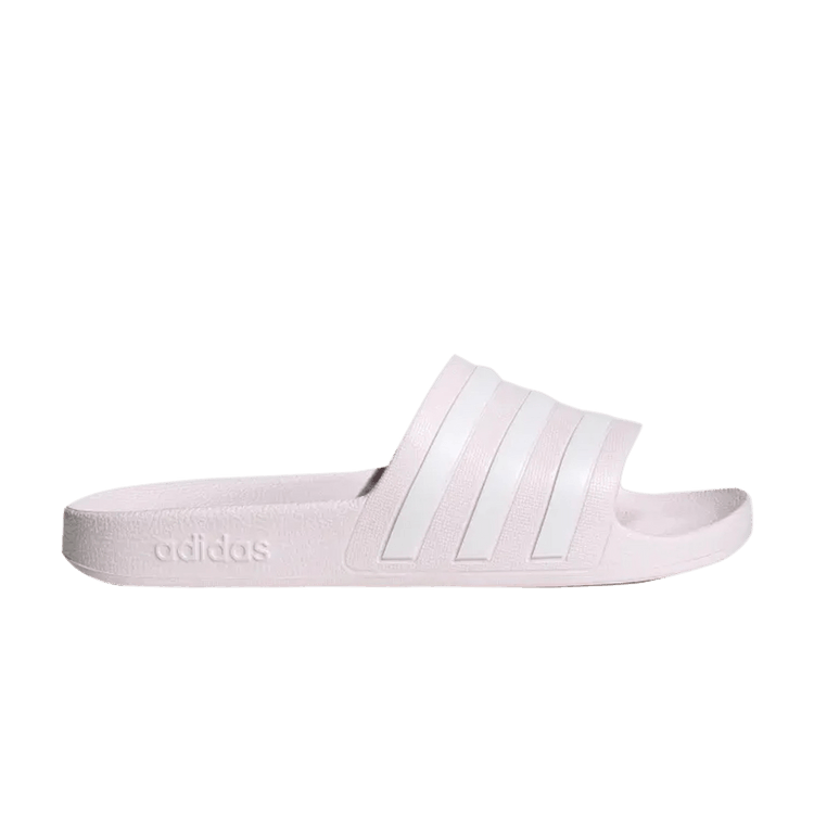 adidas Adilette Aqua Slides Almost Pink Cloud White