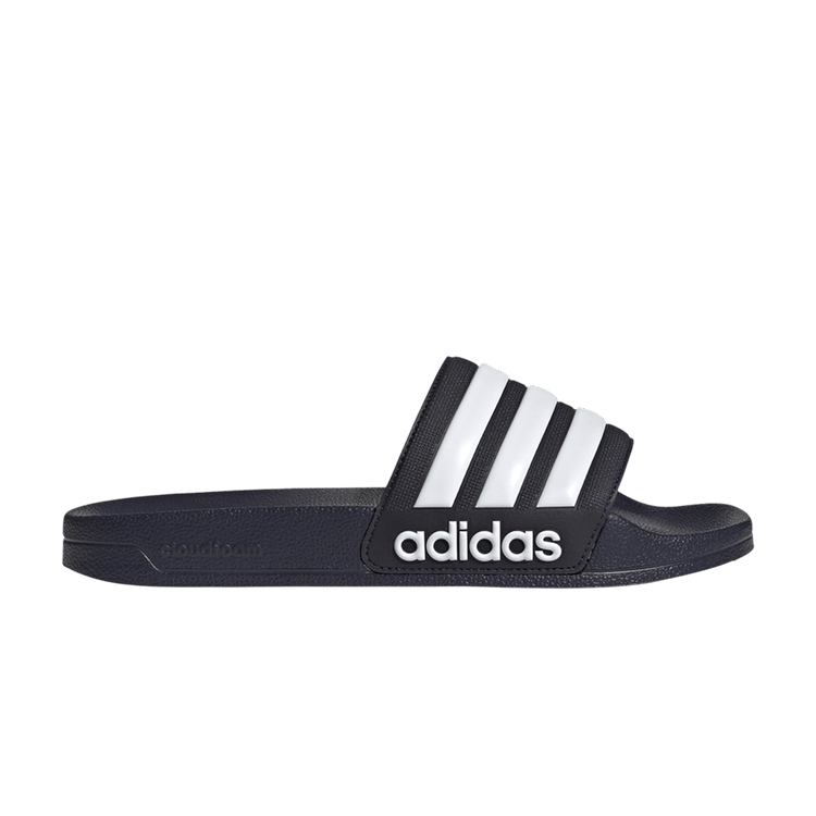 adidas Adilette Shower Slides Legend Ink Cloud White