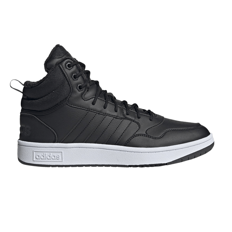 adidas Hoops 3.0 Mid Classic Fur Lining Winterized Core Black Cloud White