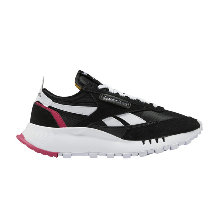 Reebok Classic Leather Legacy Black Pursuit Pink (Women's)