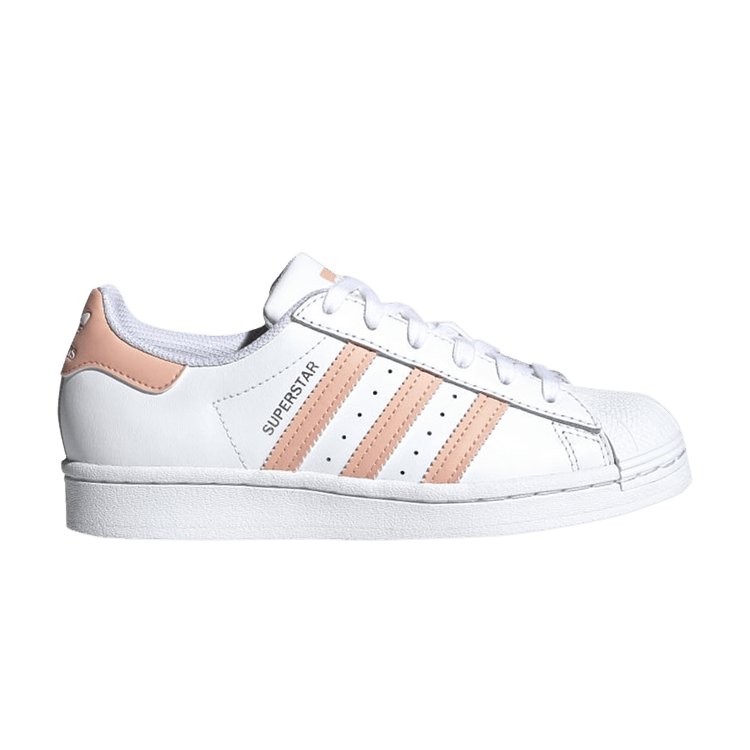 adidas Superstar Cloud White Haze Coral (GS)