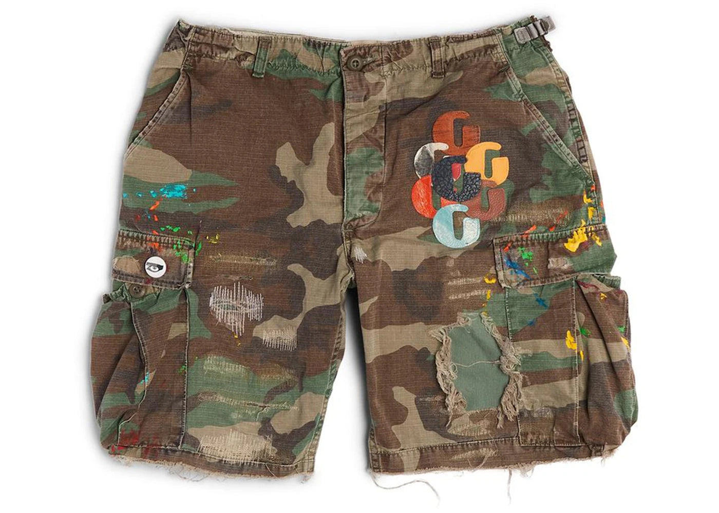 Gallery Dept. Multi G Camo Cargo Shorts Camo