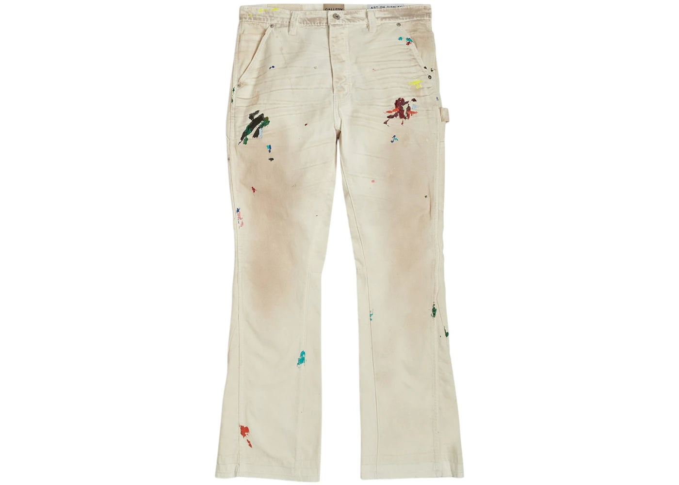 Gallery Dept. Painted Carpenter Flare Pant Natural