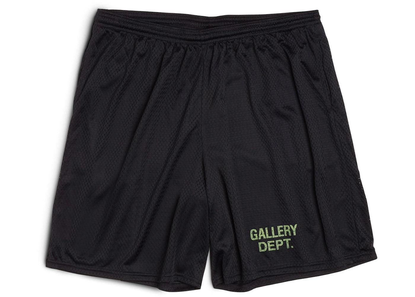 Gallery Dept. Studio English Logo Gym Shorts Dark Navy/Lime