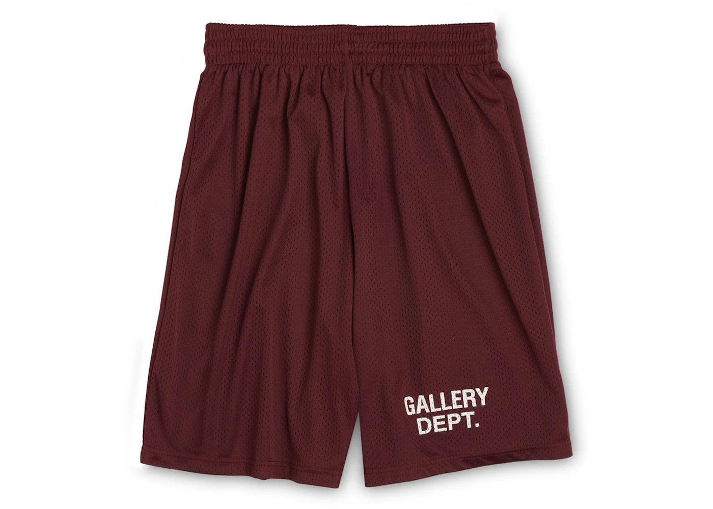 Gallery Dept. Studio English Logo Gym Shorts Maroon