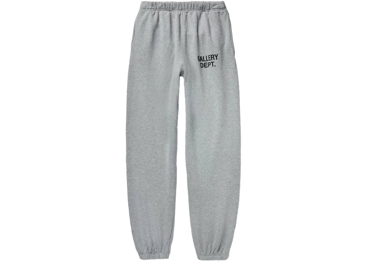 Gallery Dept. Tapered Logo-Print Cotton-Jersey Sweatpants Grey