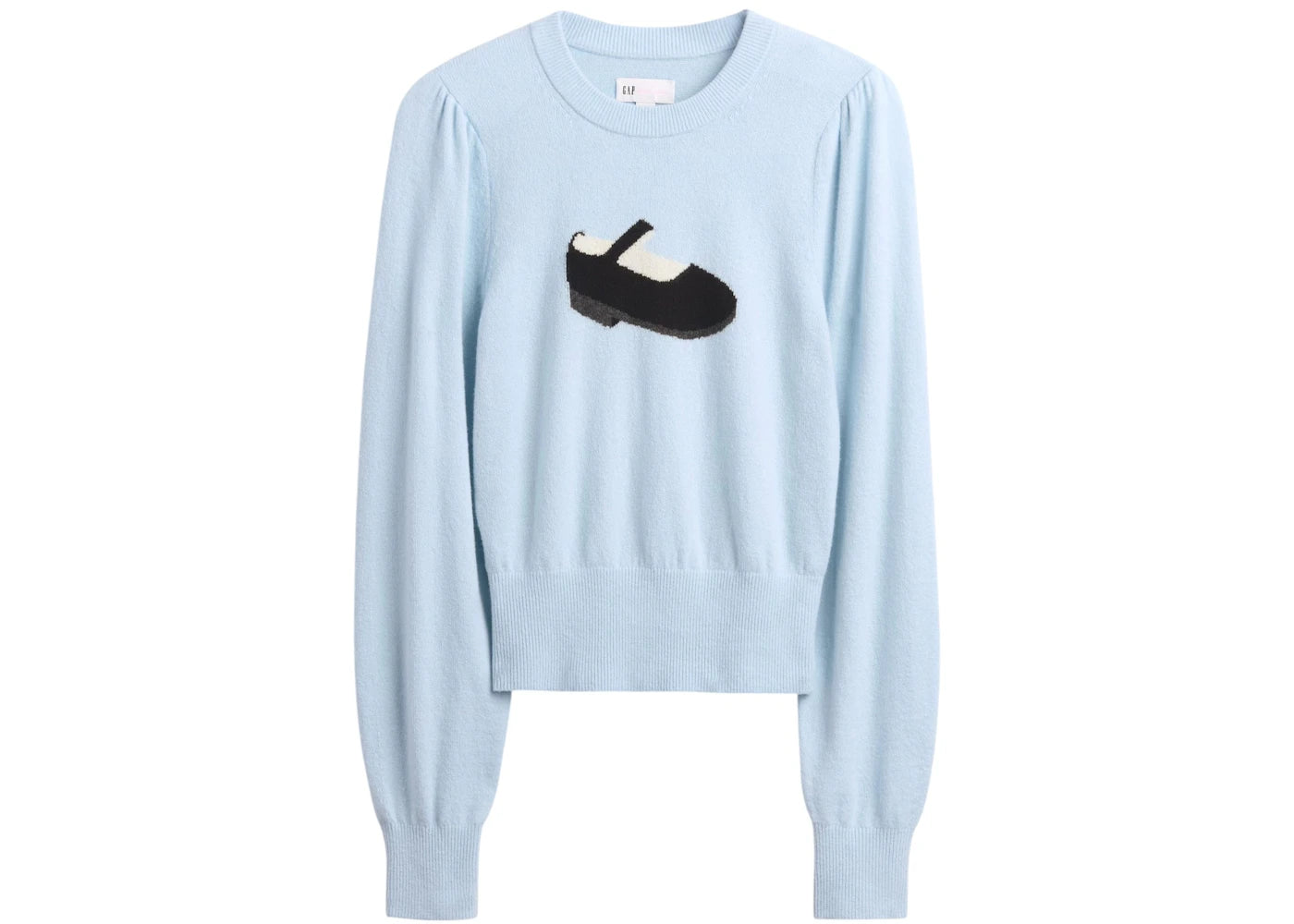 Gap x Sandy Liang Women's CashSoft Crop Sweater Harbour Blue
