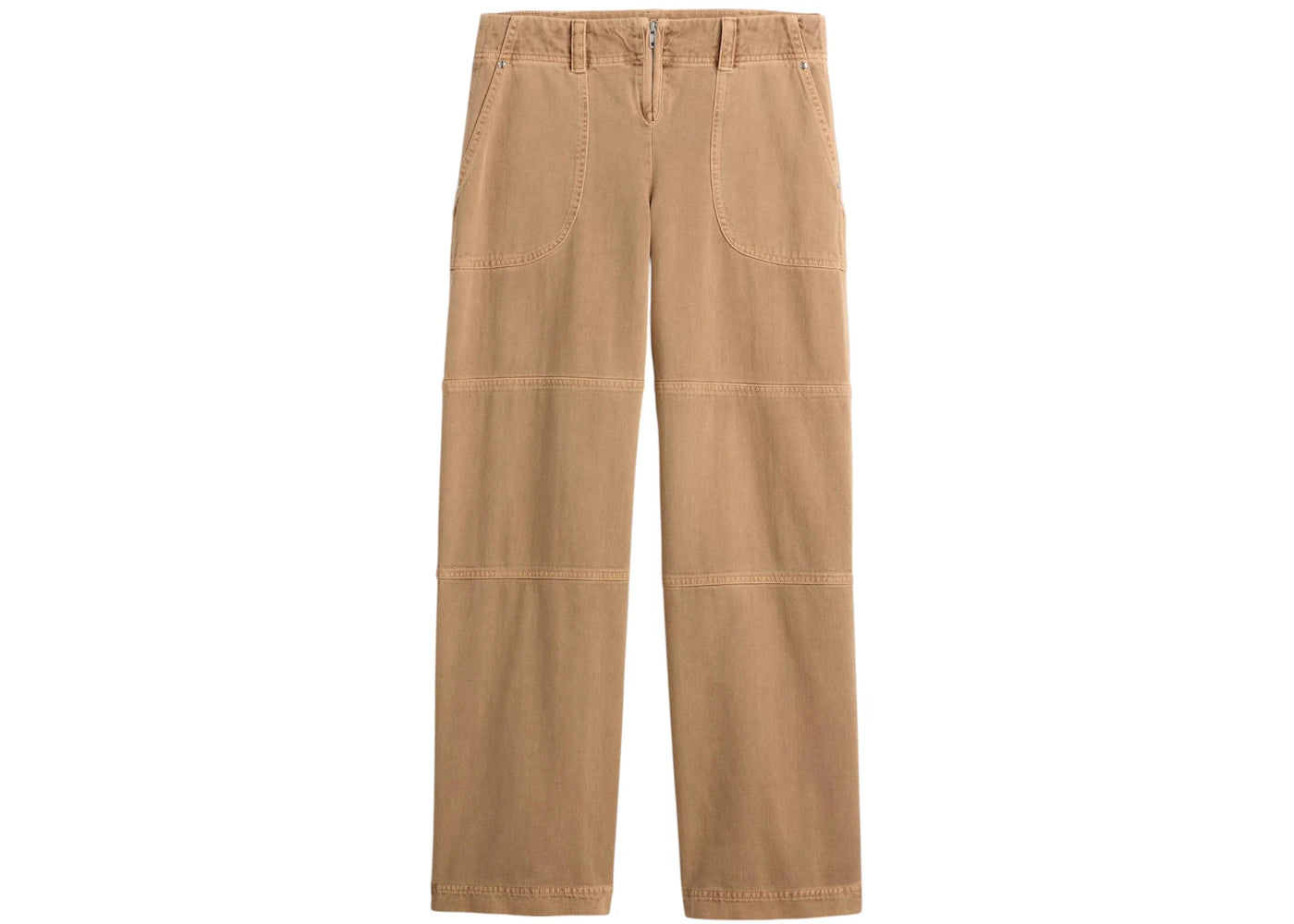 Gap x Sandy Liang Women's Low Rise Utility Pants Mojave Tan