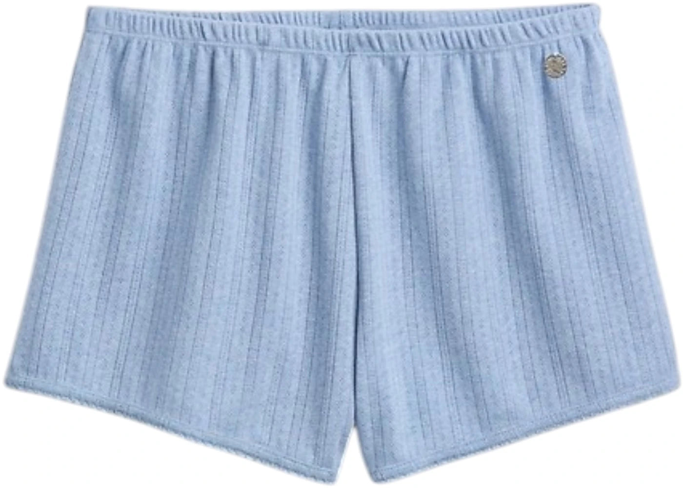Gap x Summer Fridays Pointelle PJ Shorts Moonstone Blue Heather