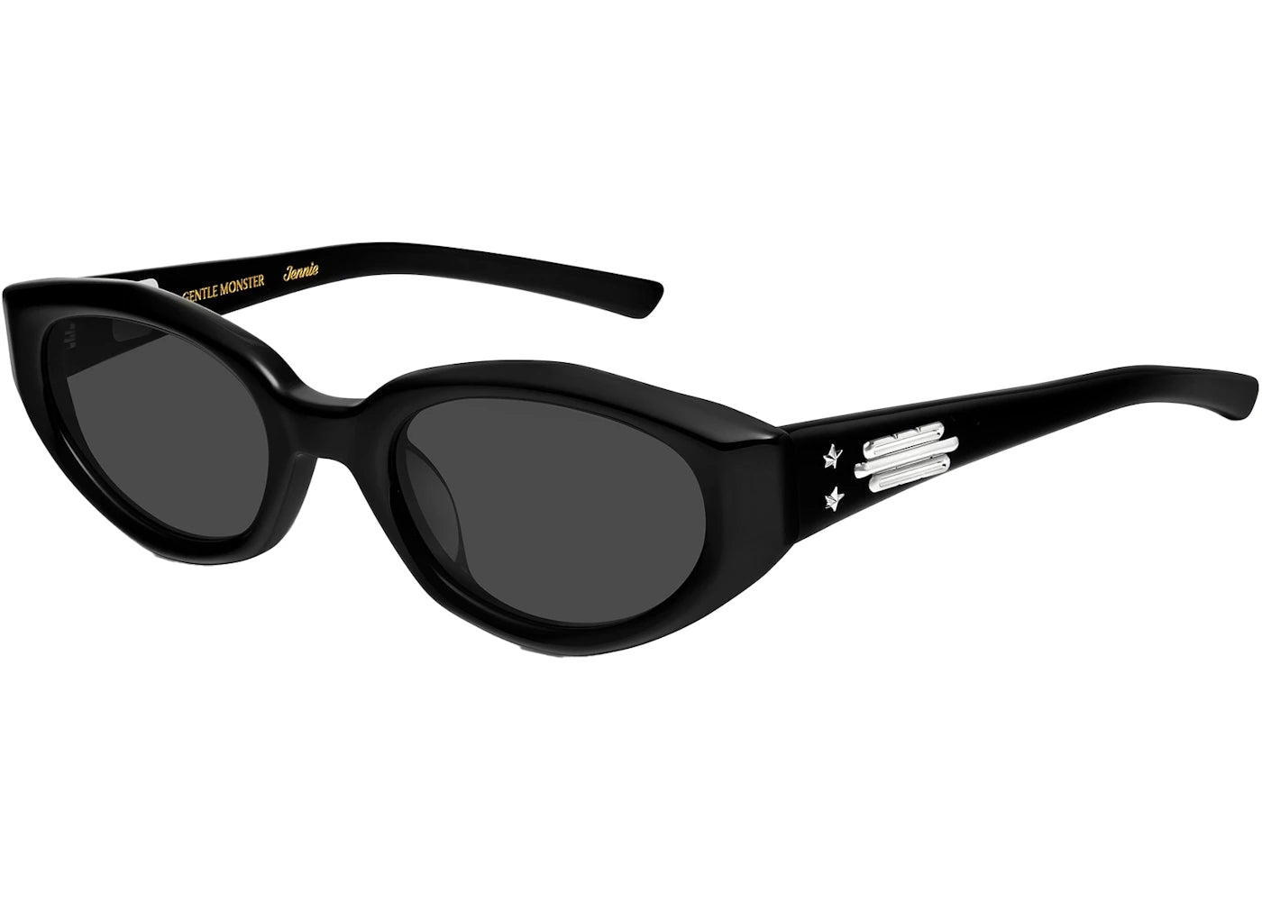 Gentle Monster x Jennie Jentle Salon Fish Tail Sunglasses Black/Silver (01)