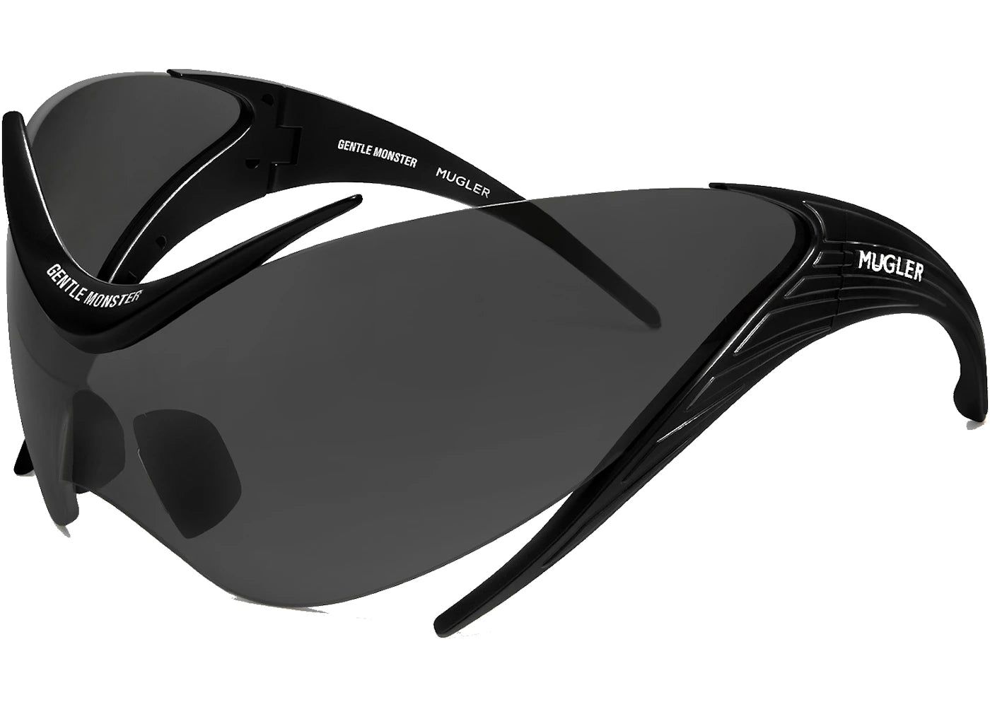 Gentle Monster x Mugler Spiral Sunglasses Black/Grey (01 M01)
