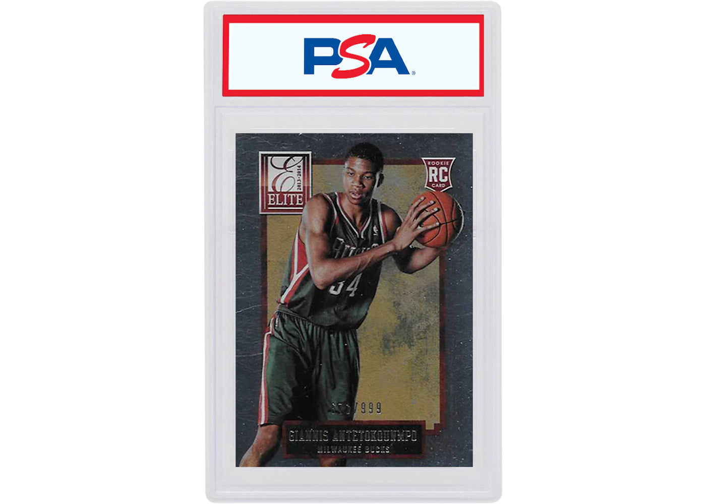 Giannis Antetokounmpo 2013 Panini Elite Rookie /999 #229 (PSA or BGS Graded)