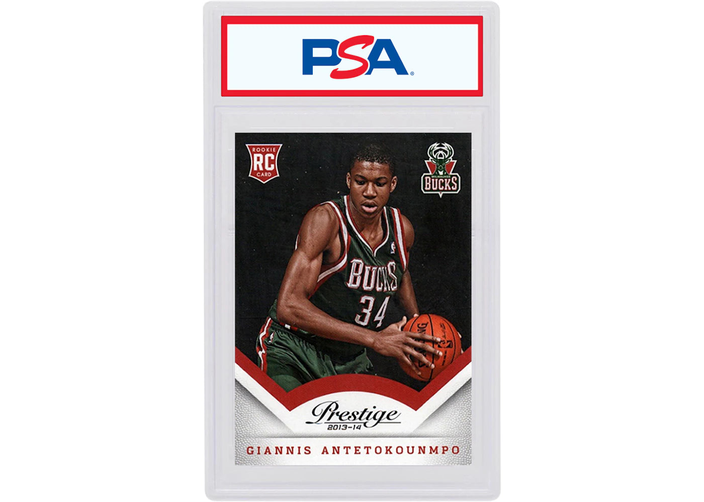 Giannis Antetokounmpo 2013 Panini Prestige Rookie #175 (PSA or BGS Graded)
