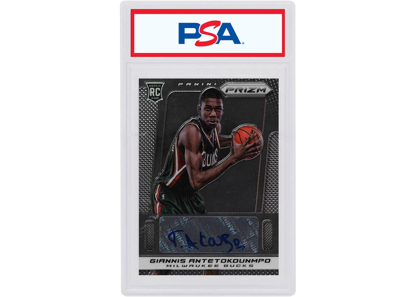 Giannis Antetokounmpo 2013 Panini Prizm Rookie Autograph #33 (PSA or BGS Graded)