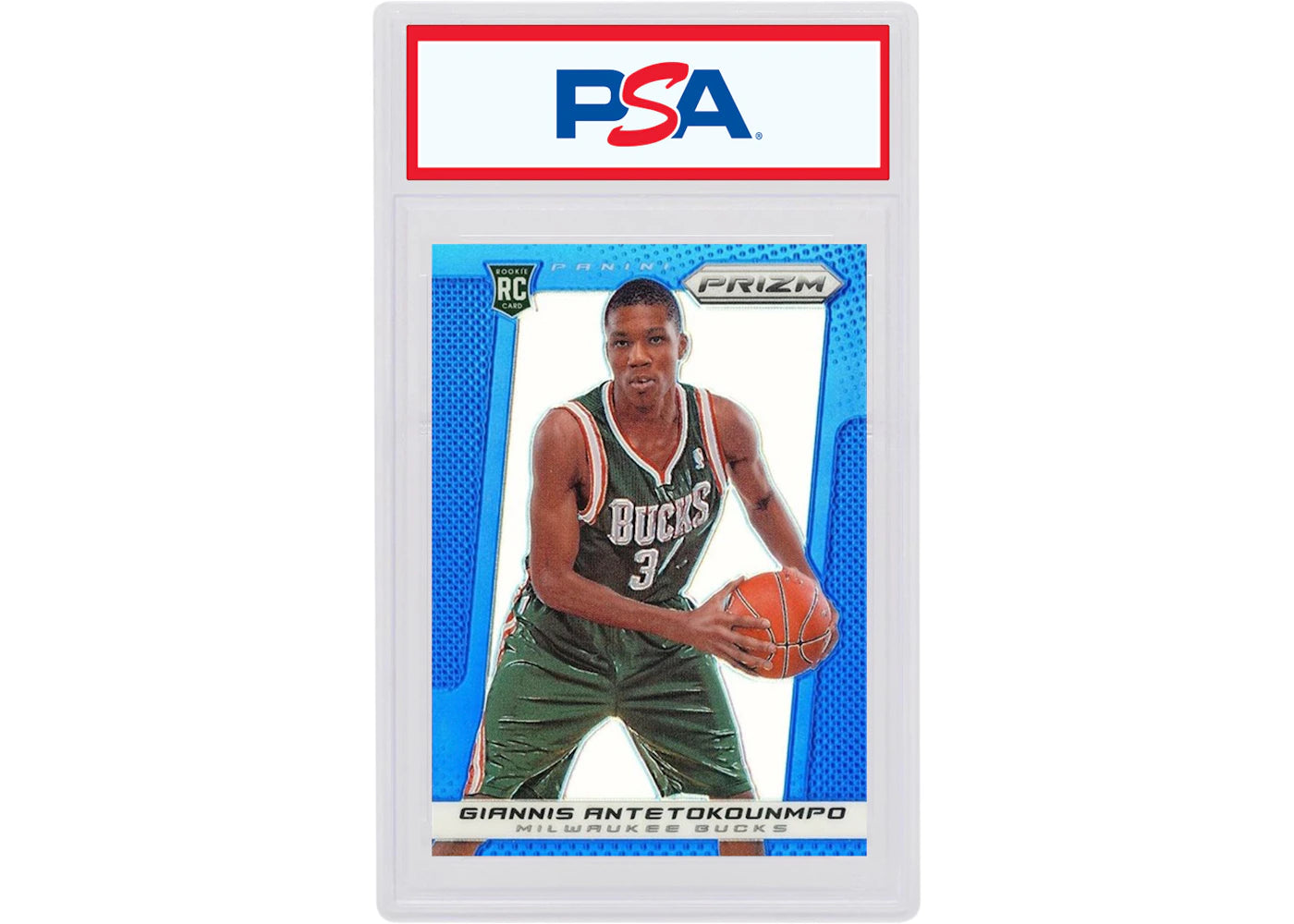 Giannis Antetokounmpo 2013 Panini Prizm Rookie Blue #290 (PSA or BGS Graded)