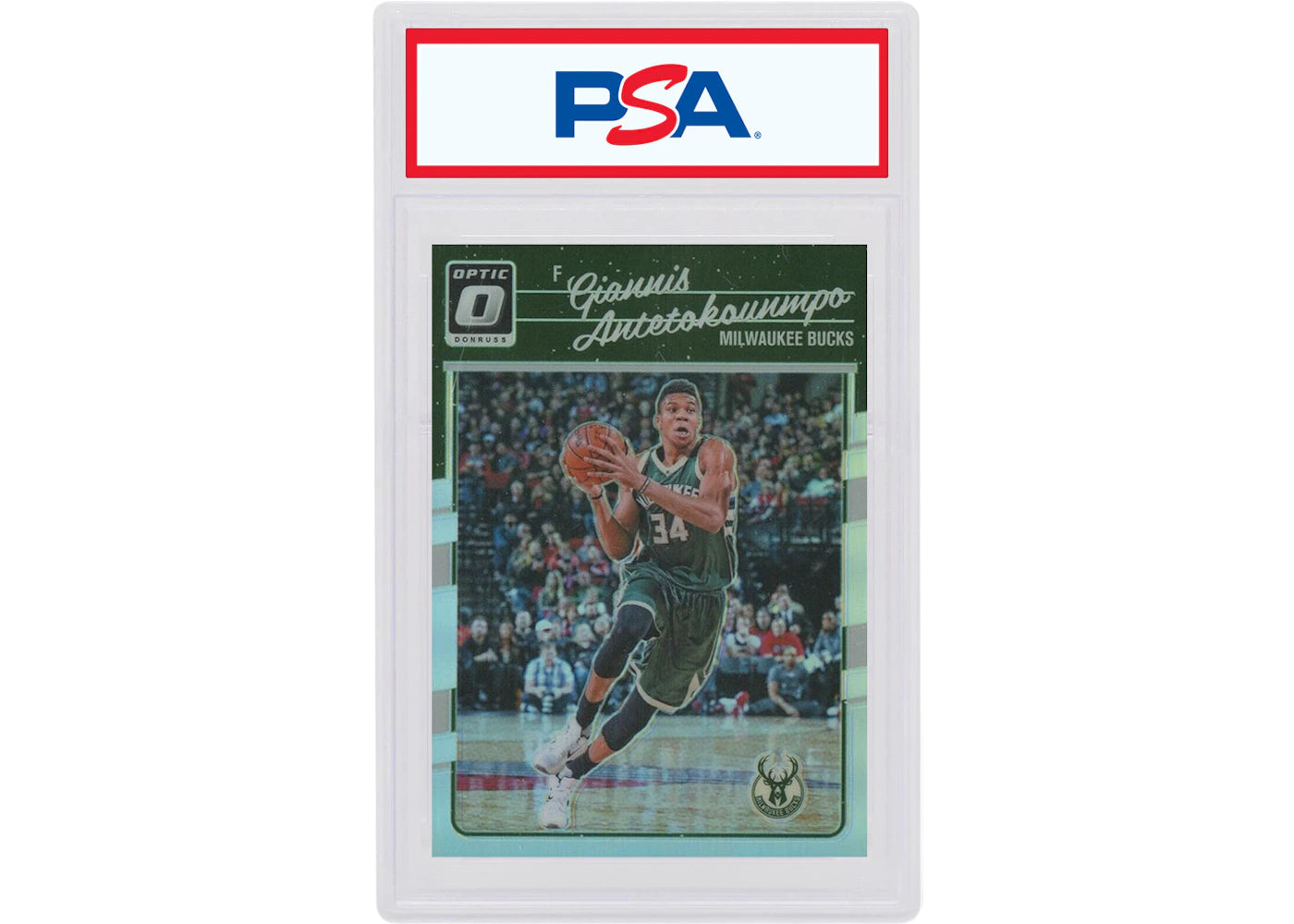 Giannis Antetokounmpo 2016 Panini Donruss Optic Holo #5 (PSA or BGS Graded)