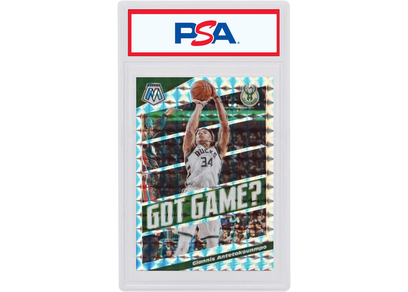 Giannis Antetokounmpo 2019 Panini Mosaic Got Game? Mosaic #25 (PSA or BGS Graded)