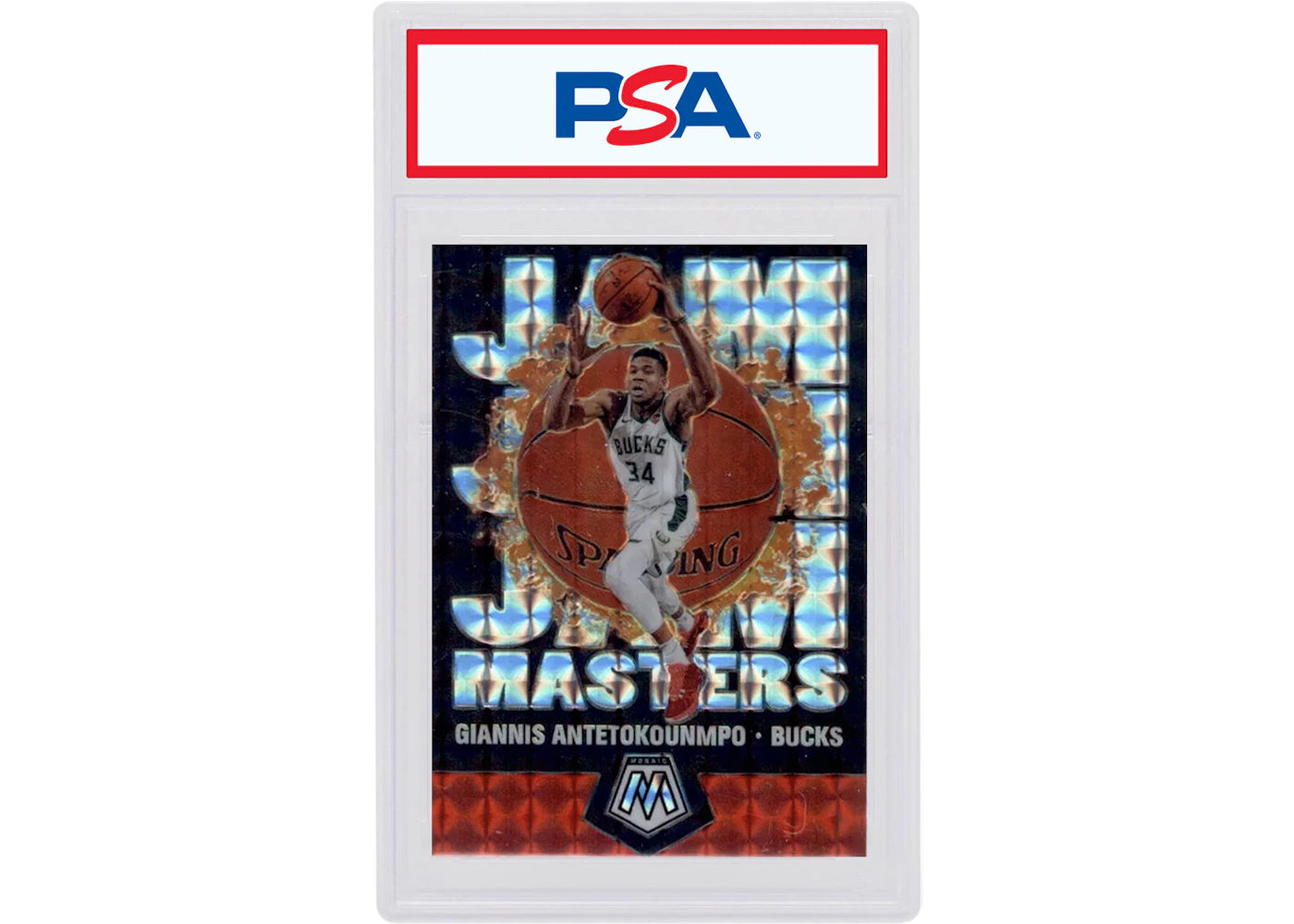 Giannis Antetokounmpo 2019 Panini Mosaic Jam Masters Mosaic #19 (PSA or BGS Graded)