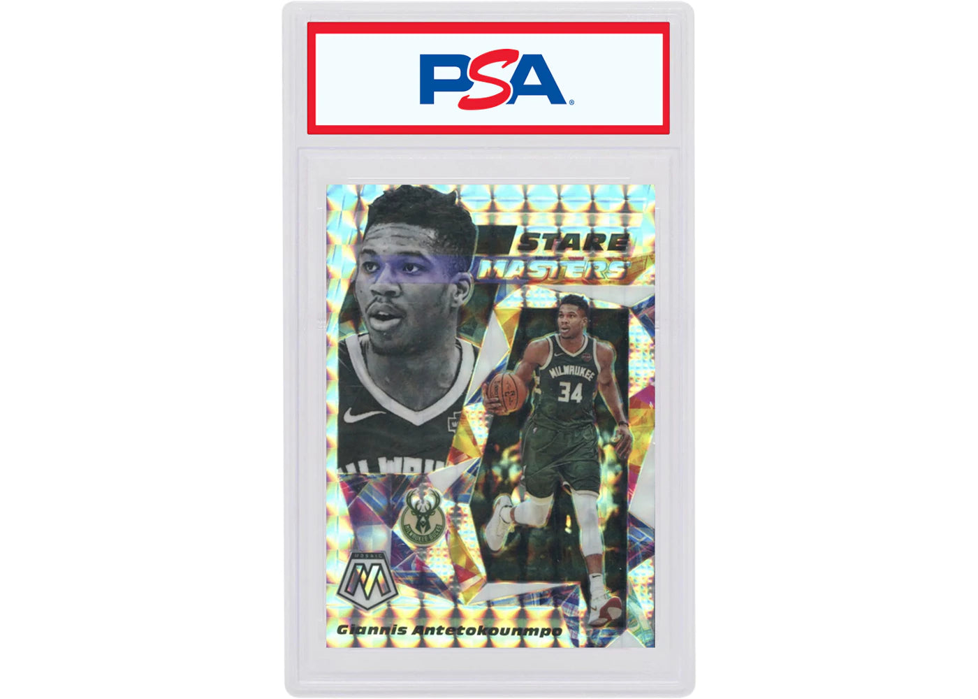 Giannis Antetokounmpo 2019 Panini Mosaic Stare Masters Mosaic #25 (PSA or BGS Graded)